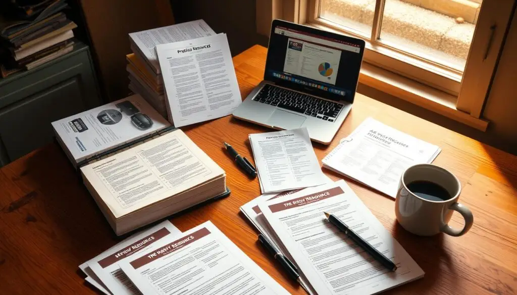 ASE study materials and diagnostic tools for heavy-duty technician certification preparation