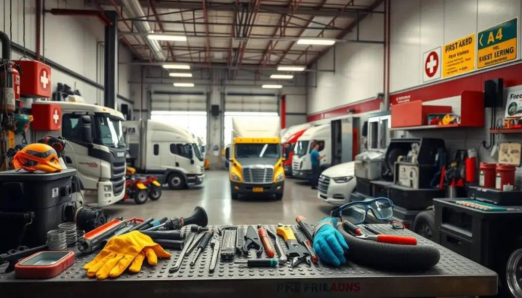 OSHA safety violations heavy duty shops commonly face with protective equipment