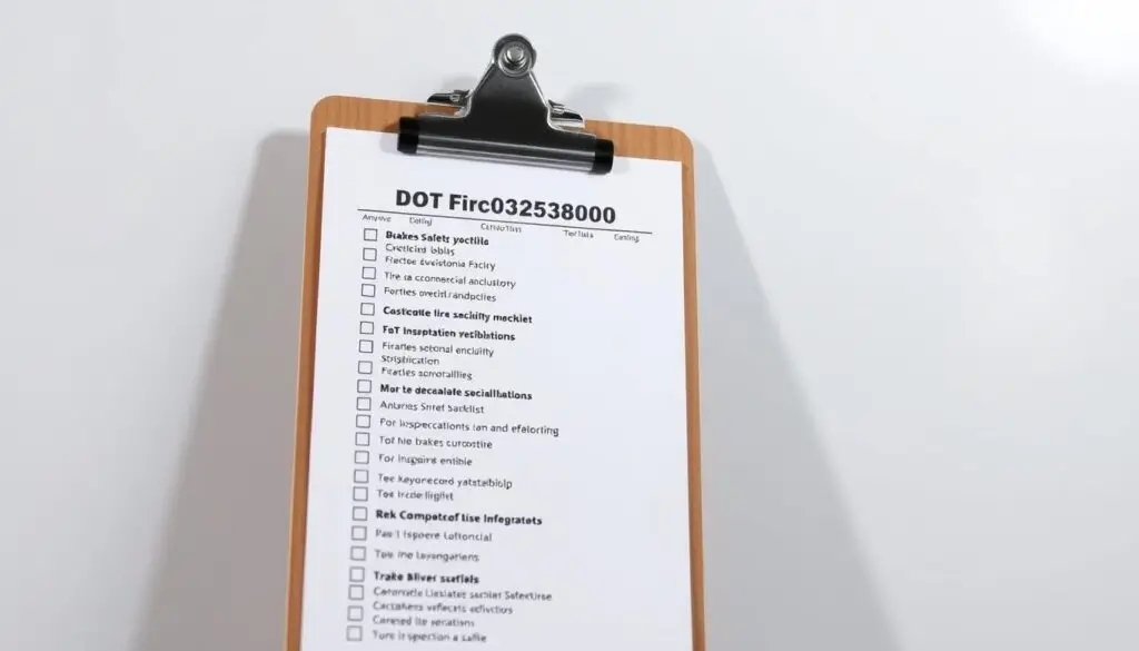 DOT inspection checklist