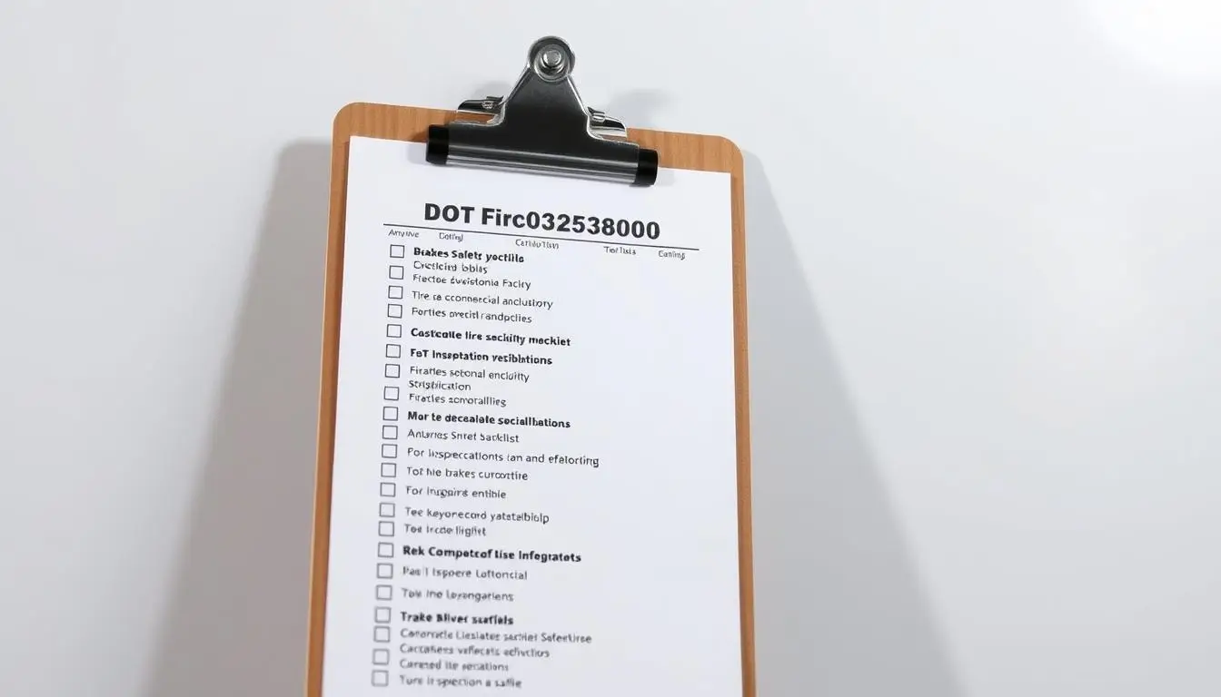 DOT inspection checklist