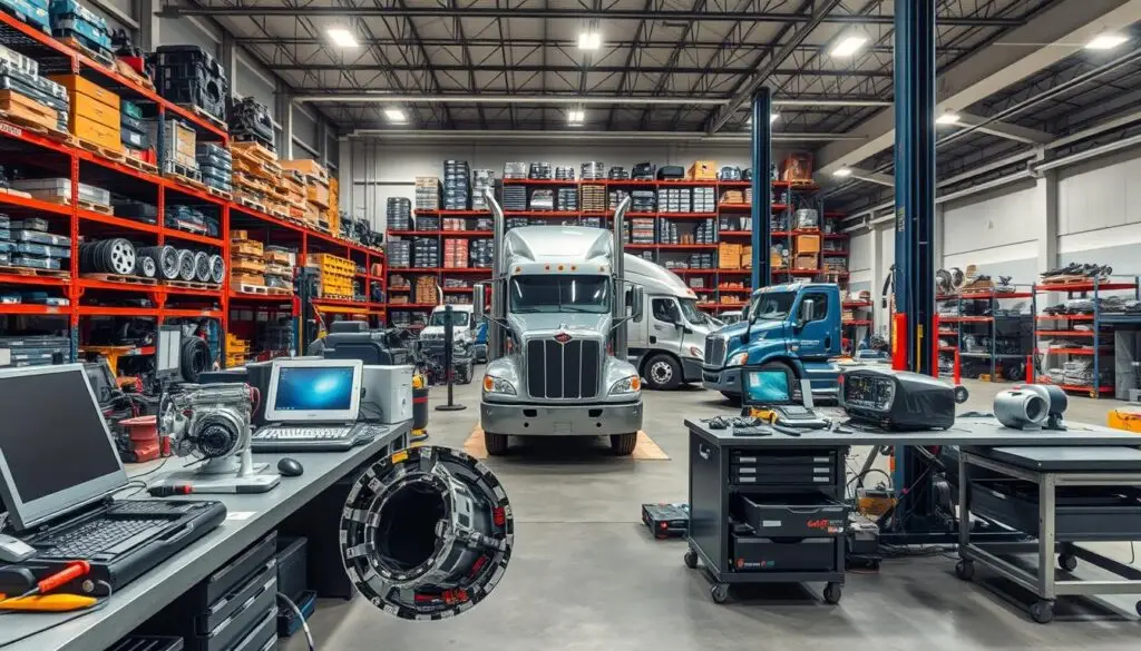 Diesel shop equipment inspection for business acquisition valuation