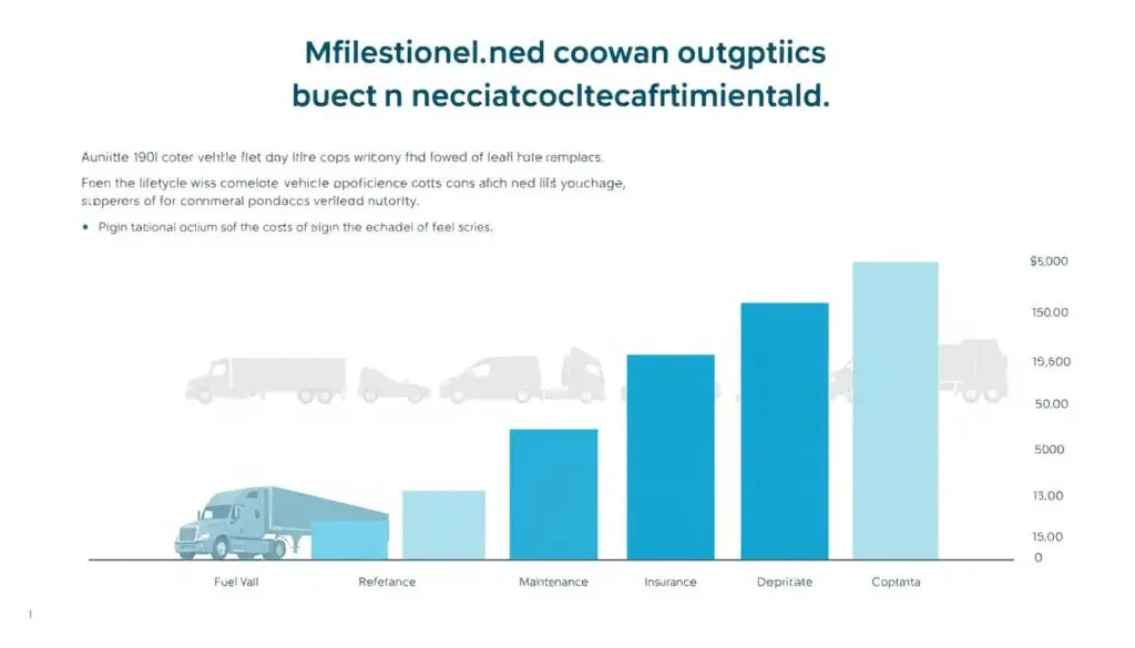 Fleet lifecycle cost breakdown showing maintenance expense distribution