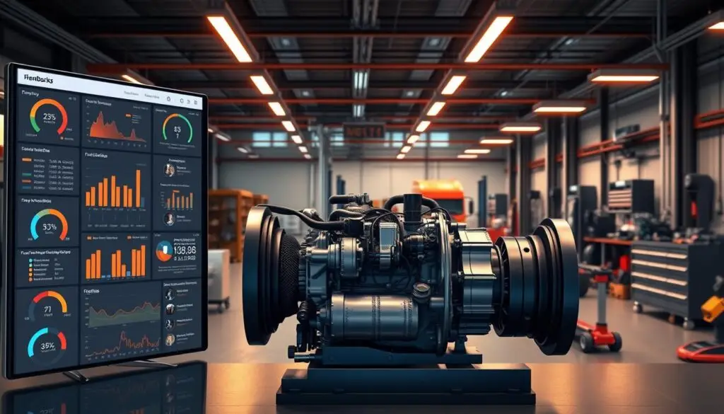 Fleet maintenance software dashboard