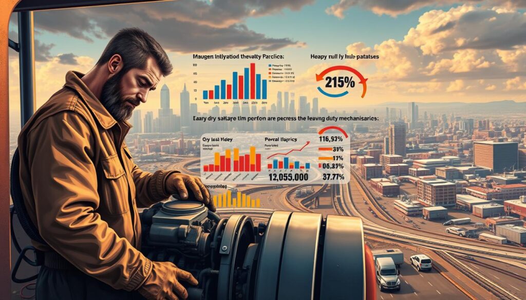 geographic salary differences for diesel mechanics across US regions