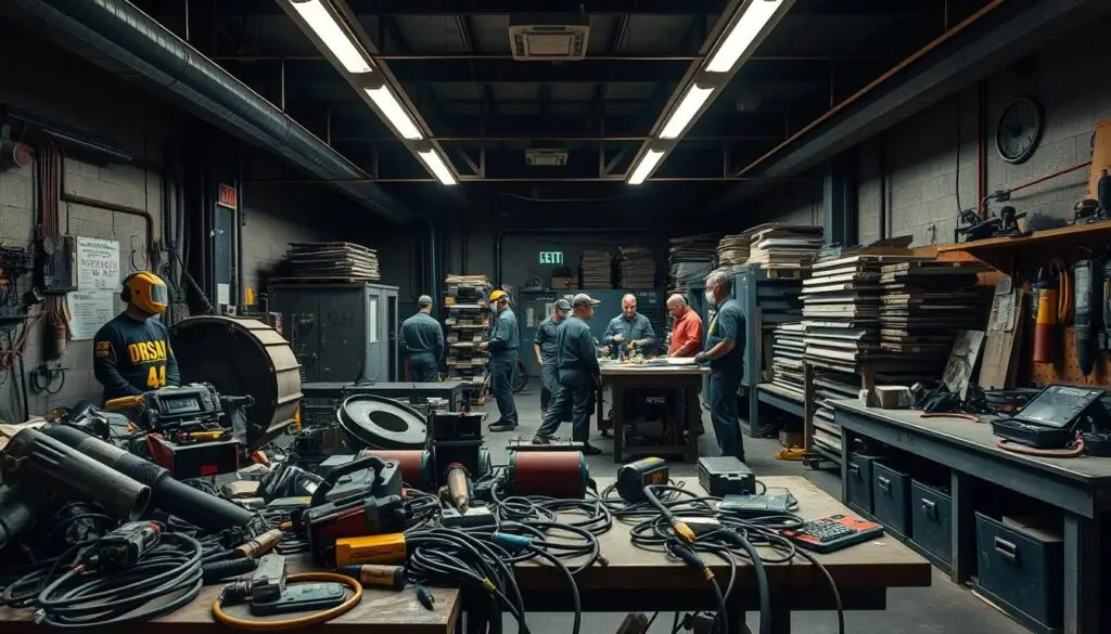 OSHA safety violations heavy duty shops