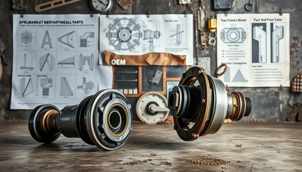 reliability performance comparison between aftermarket and OEM parts in mining and construction