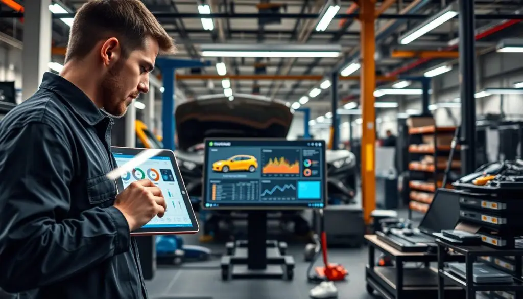 digital work order system improving automotive shop efficiency