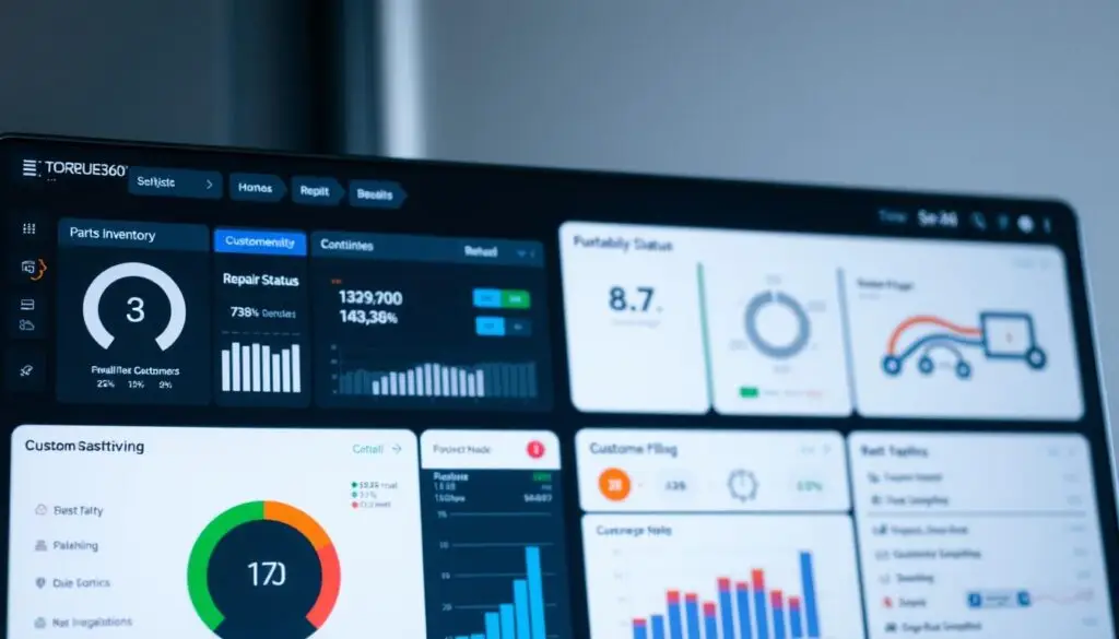 diesel repair invoicing software dashboard