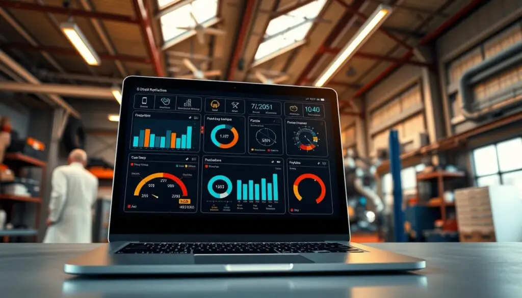diesel repair shop software dashboard