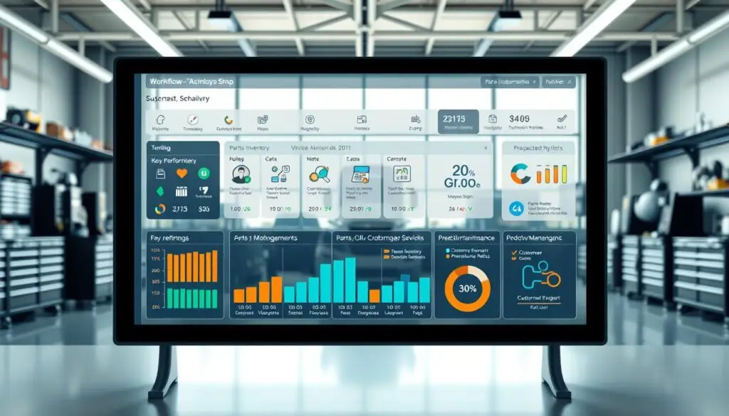 diesel shop workflow automation interface