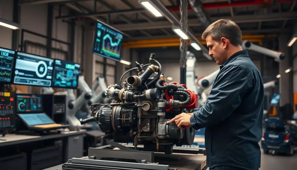 Digital recruitment platform dashboard showing diesel technician hiring workflow automation