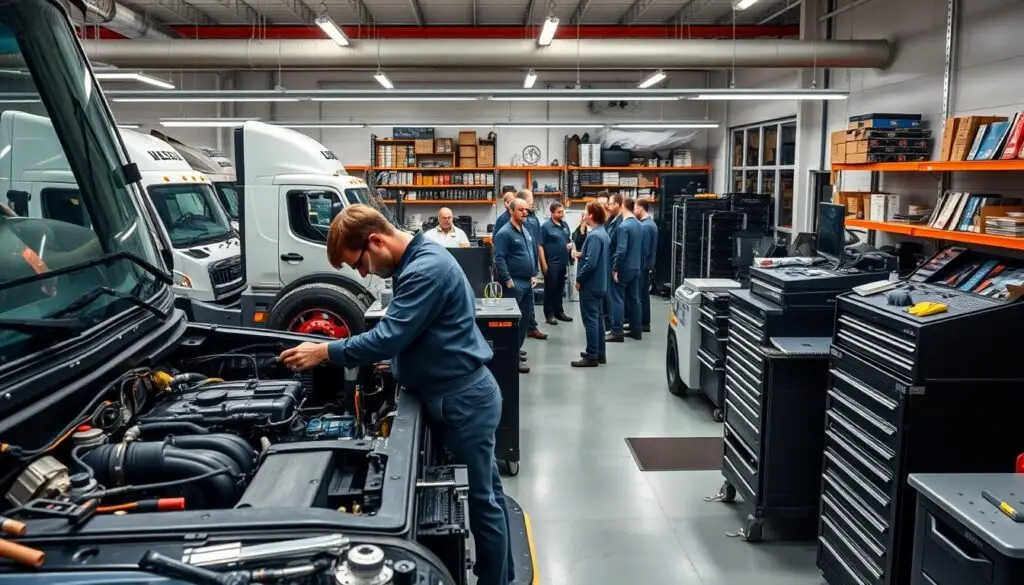 Professional fleet maintenance checklist implementation and inspection system