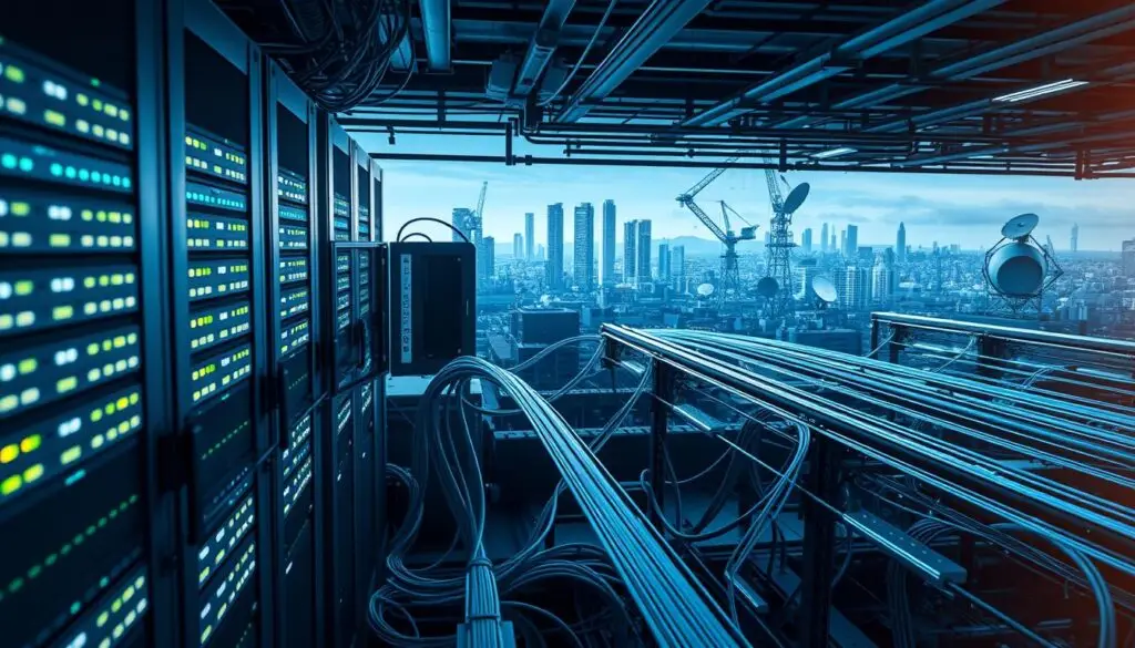 implementing network security in heavy equipment service bays
