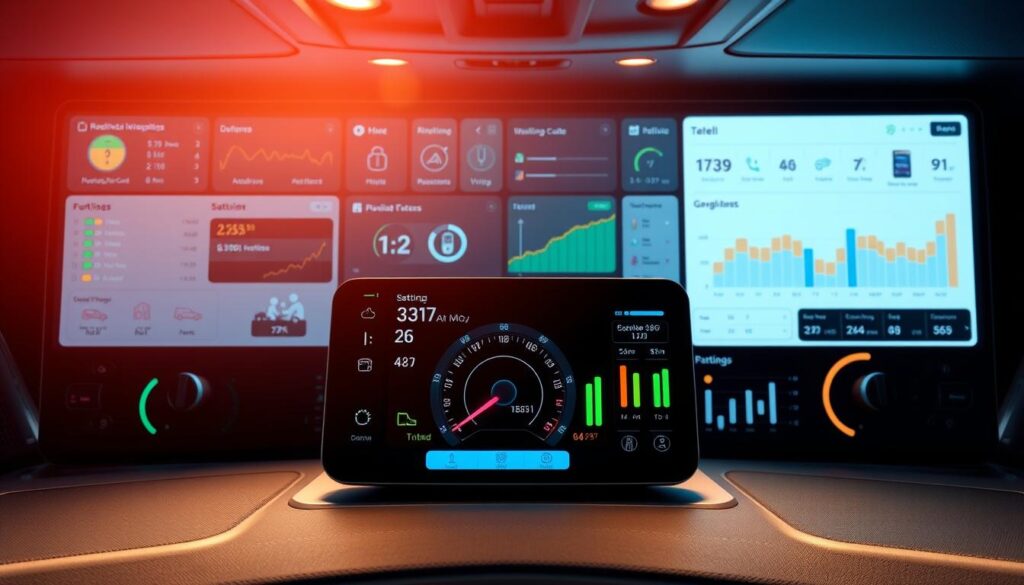 telematics integration platforms dashboard displaying real-time vehicle diagnostics