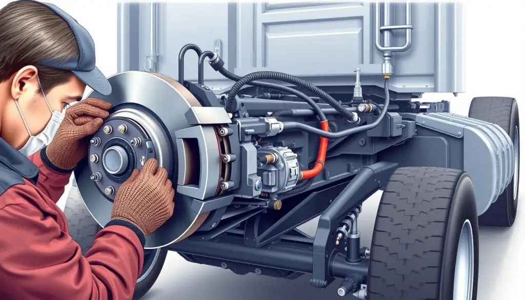 Commercial truck air brake system inspection and maintenance procedures