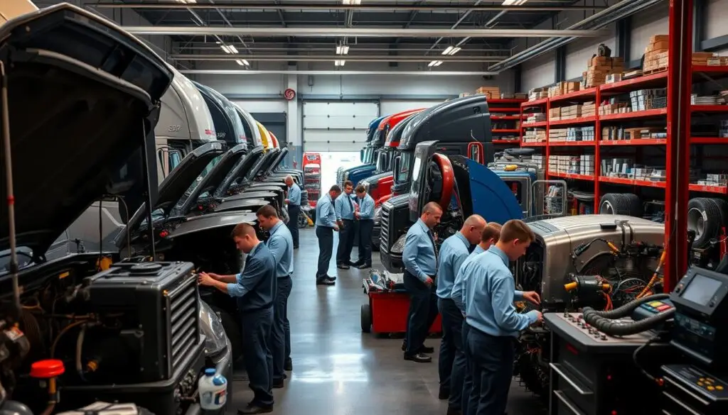 Diesel technician shortage statistics showing maintenance staffing gaps