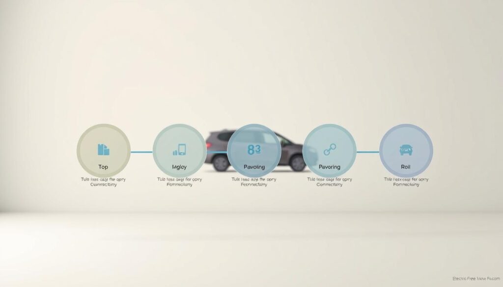 Five step process diagram for calculating electric fleet return on investment