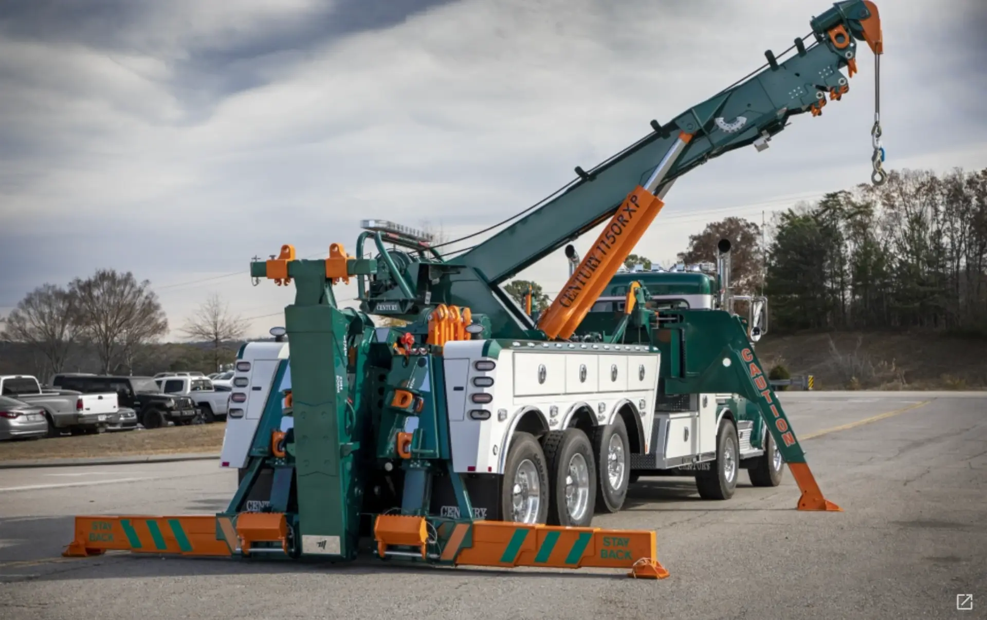 Century 1150 50-ton heavy-duty rotator wrecker by Miller Industries