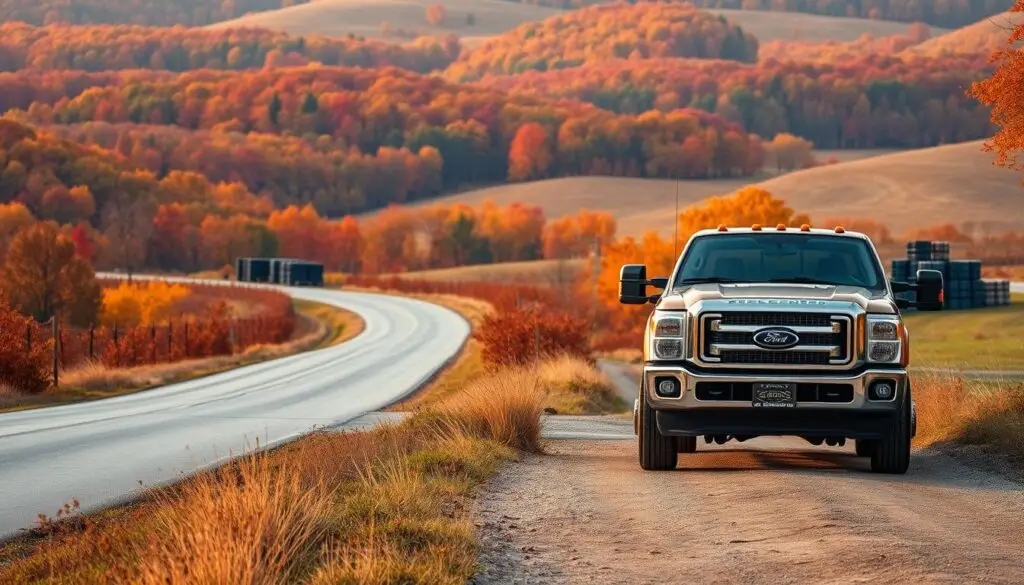 Seasonal pricing patterns showing optimal truck purchase timing with winter advantages
