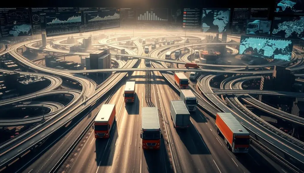 data quality dashboard showing fleet address validation and system integration status