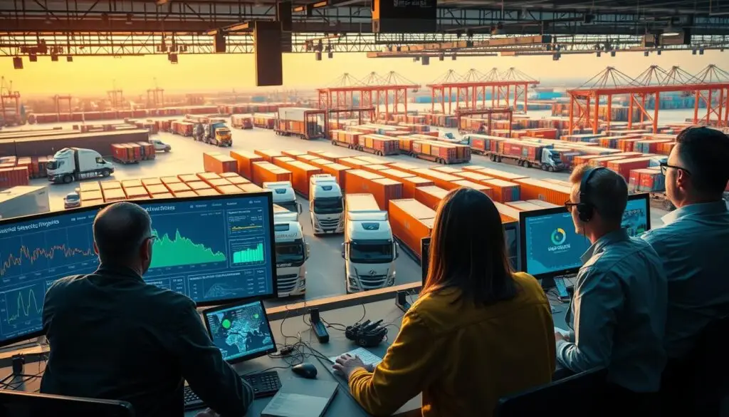 commercial fleet maintenance director reviewing equipment service protocols