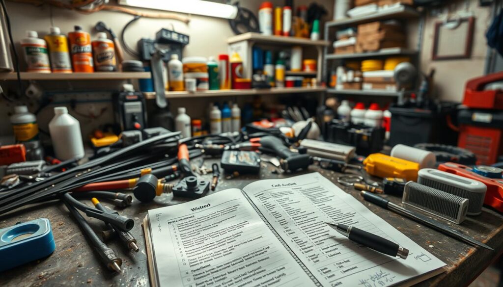 comprehensive fleet winterization checklist showing vehicle inspection and preparation procedures