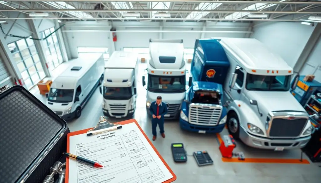 breakdown of ongoing fleet operating expenses and maintenance cost tracking