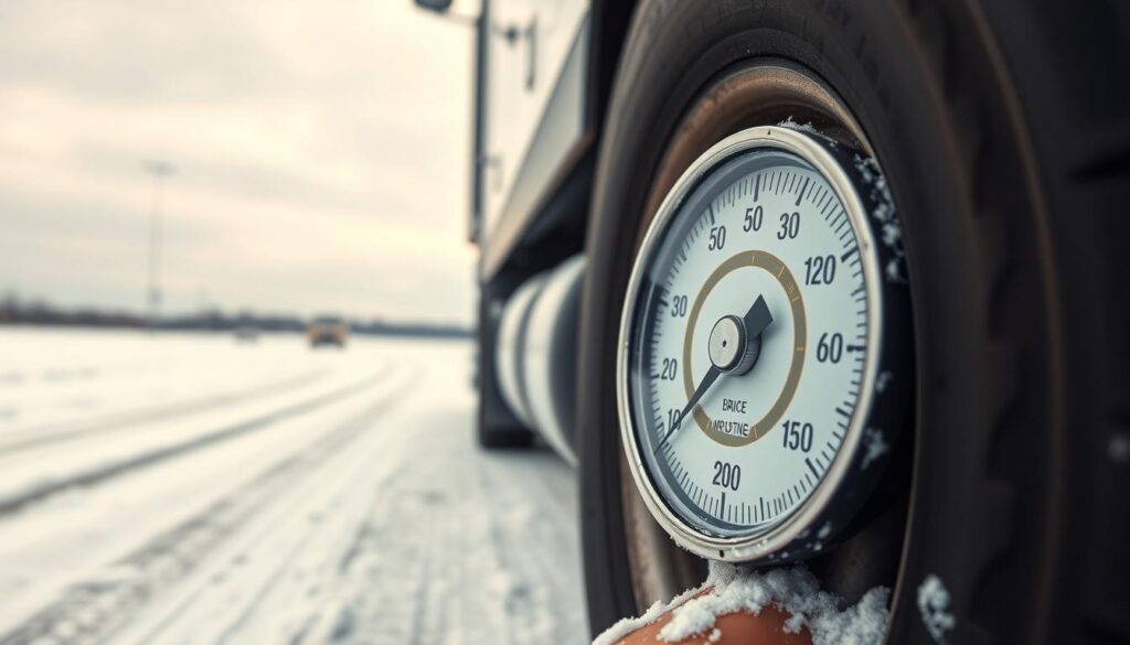 tire pressure monitoring techniques for cold weather fleet operations and winter maintenance