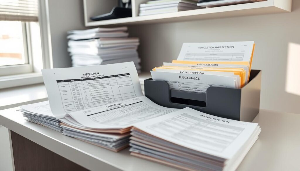 vehicle inspections and maintenance records documentation