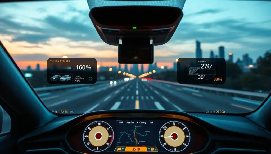 AI dashcam technology for commercial fleet driver safety monitoring
