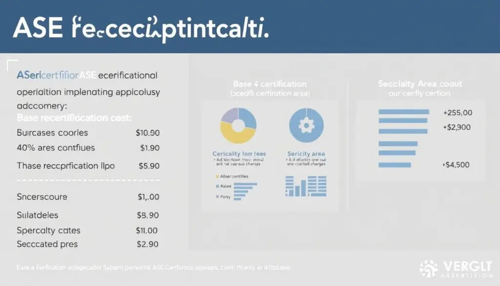 ASE recertification costs breakdown for fleet technicians
