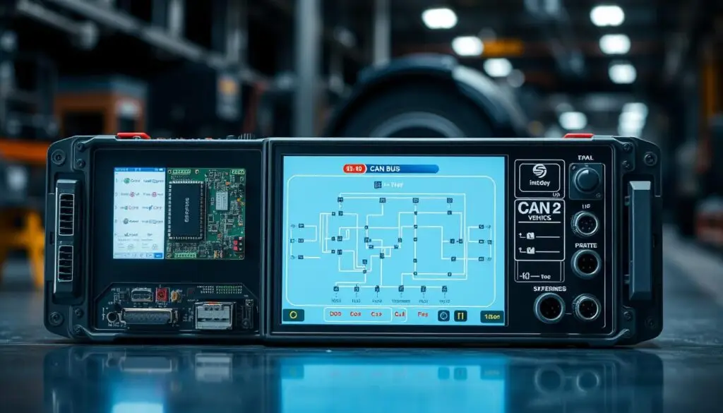 CAN bus communication protocol interface for heavy-duty vehicle diagnostics