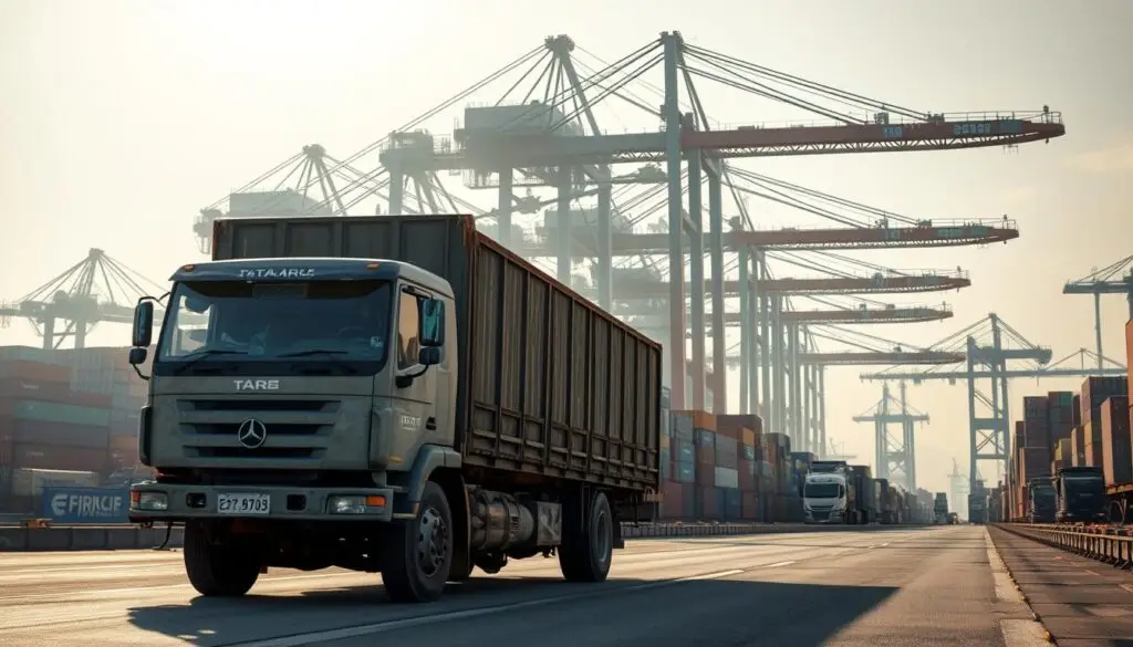 Chart illustrating Section 232 tariff impacts on commercial truck pricing by vehicle class