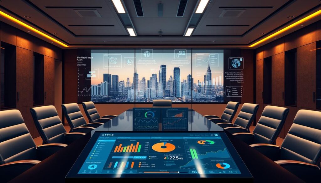 Fleet telematics dashboard showing GPS tracking, driver behavior data, and maintenance alerts