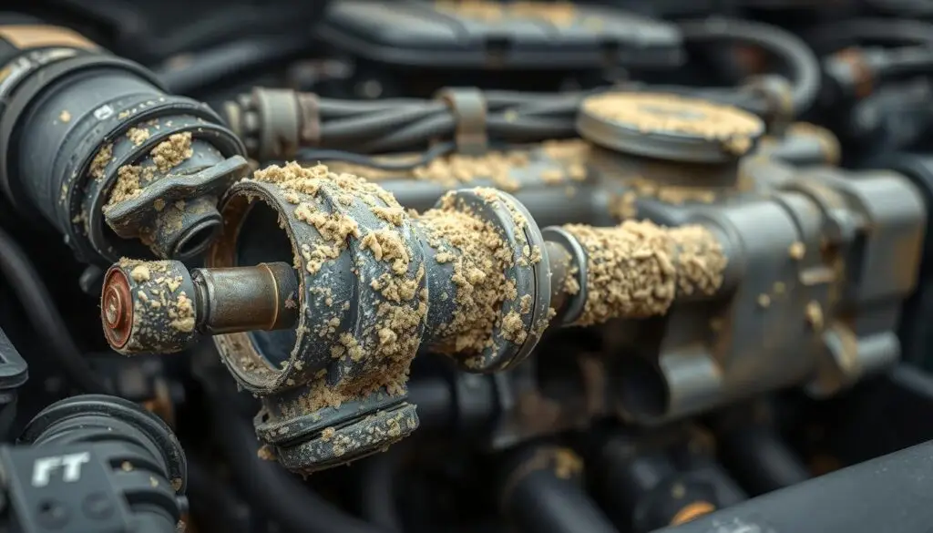 DEF contamination in SCR system components