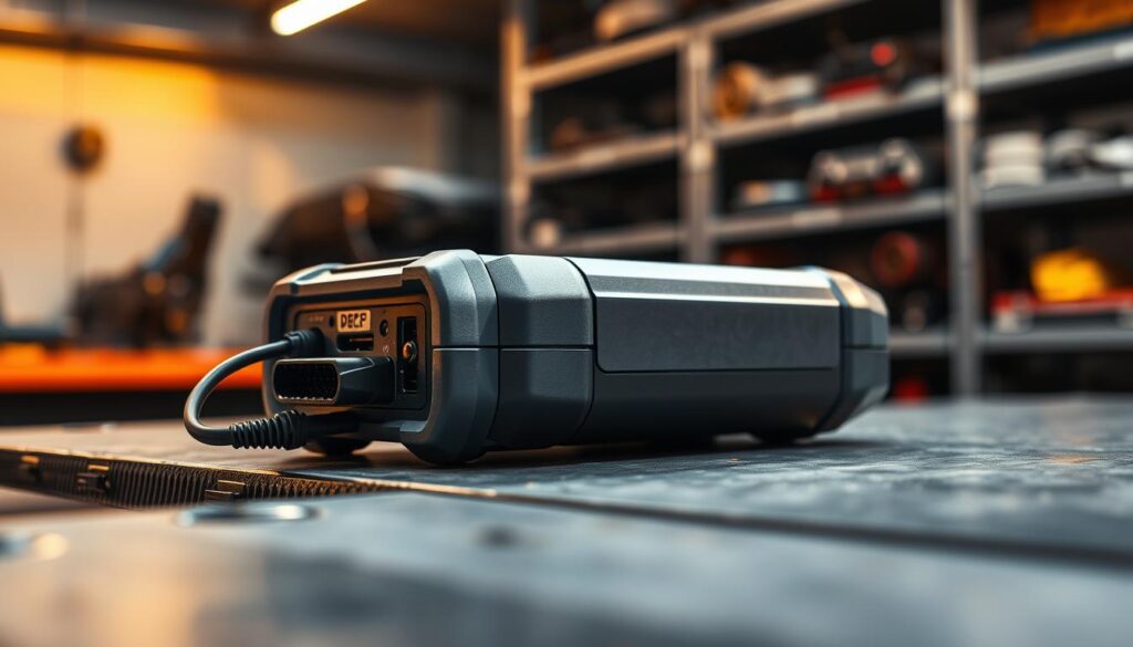 Diagnostic equipment connected to DEF sensor for quality and level testing