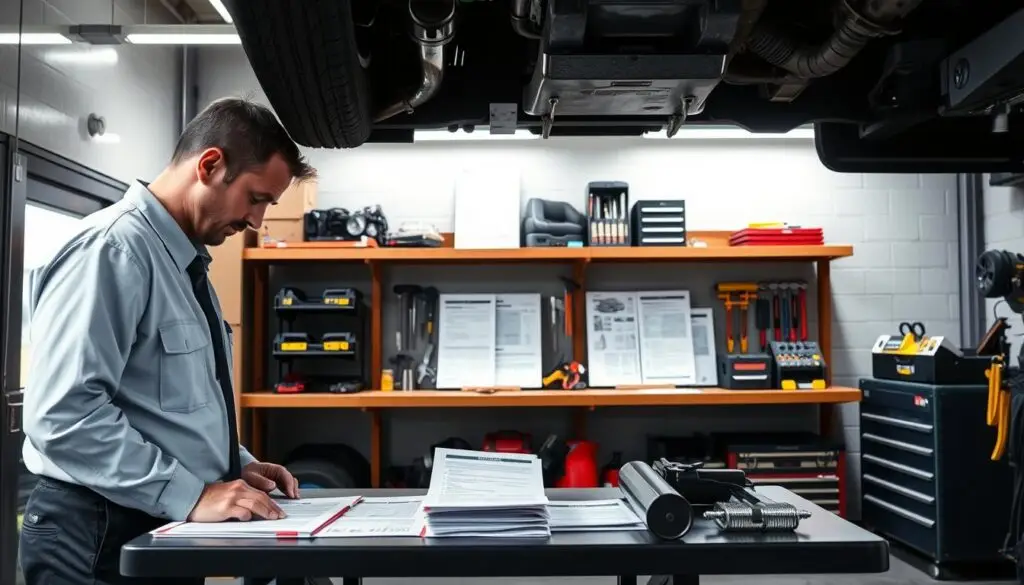 DOT compliance inspection requirements flowchart showing FMCSA, state, and CVSA relationships
