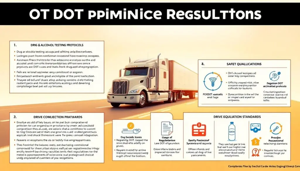 FMCSA regulations and DOT compliance requirements for commercial motor vehicle operators