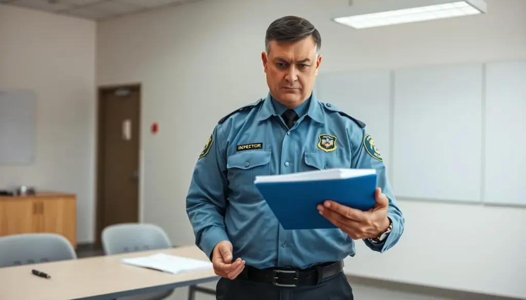 DOT inspector certification exam practical evaluation process on commercial vehicle