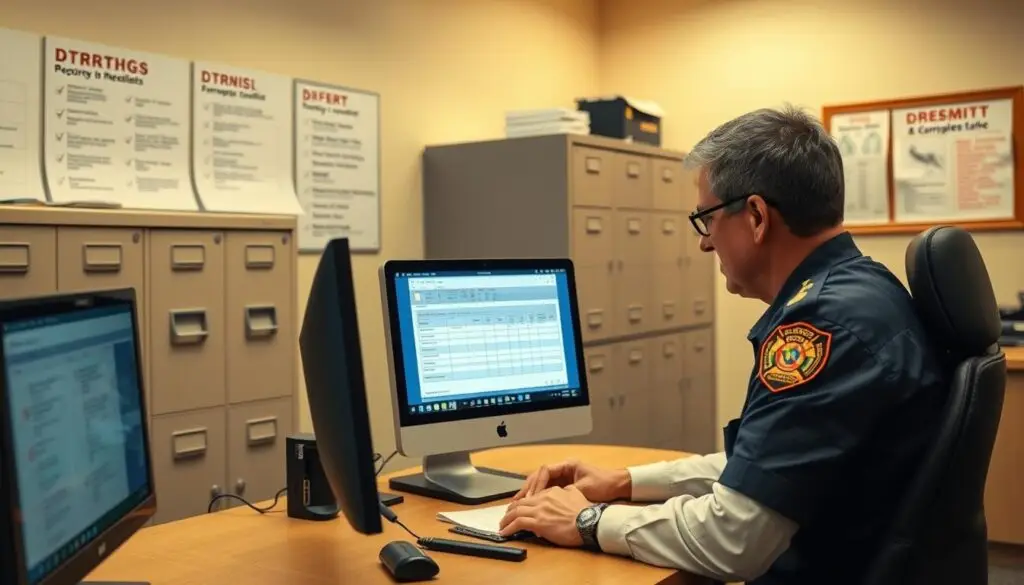 DVIR completion showing proper documentation and driver signature requirements