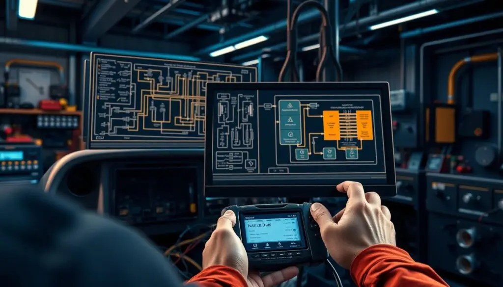 ECU isolation testing during CAN bus network segmentation diagnostics