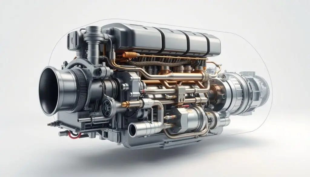 EGR system maintenance diagram showing exhaust gas recirculation valve, cooler, and flow paths