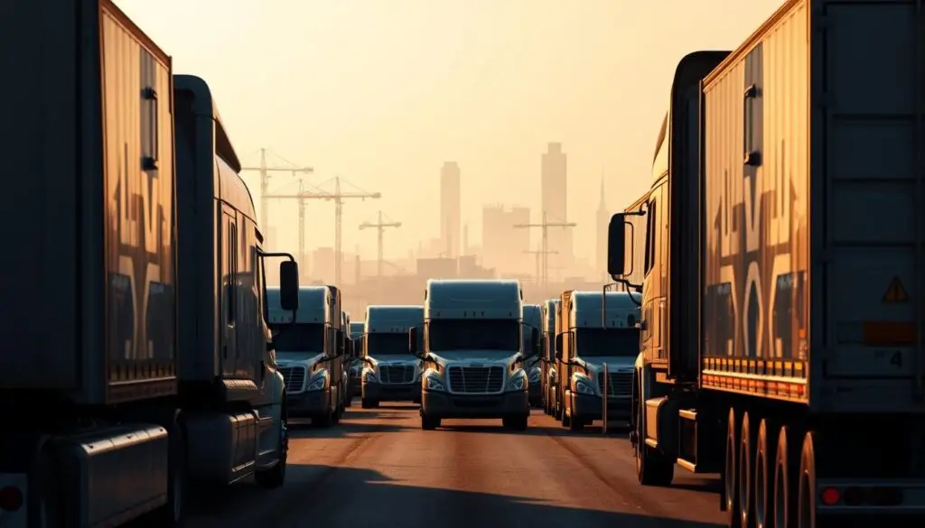 Infographic showing EPA 2027 emissions standards requirements and cost impacts on fleet investment decisions