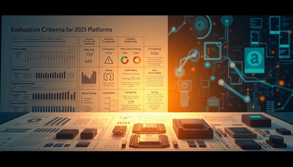 Comparison checklist showing diagnostic software evaluation factors