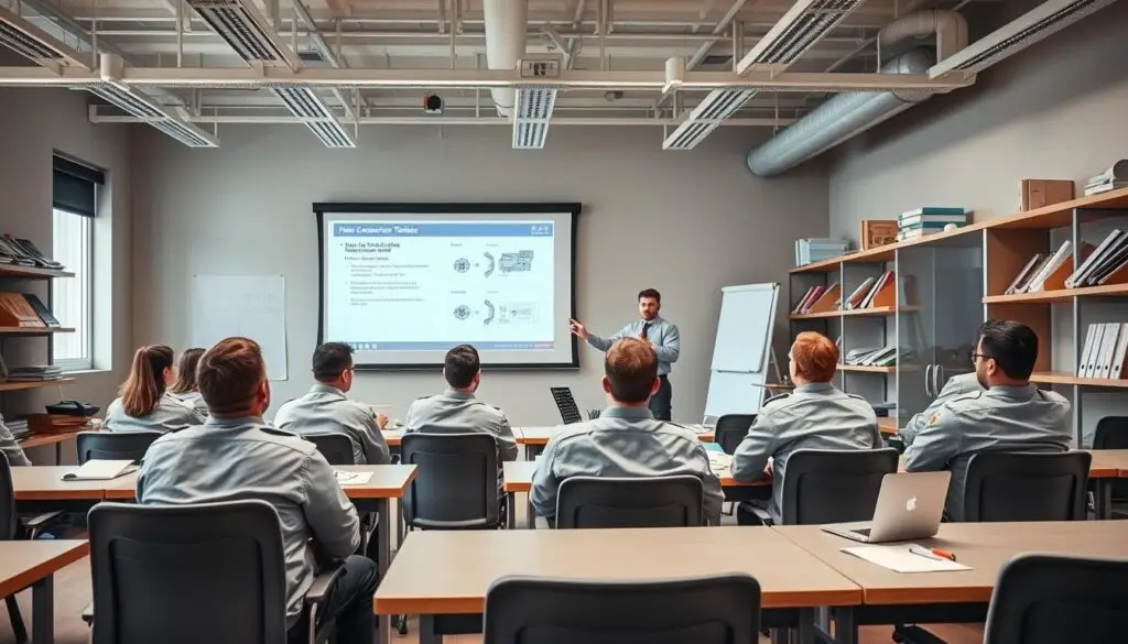 FMCSA certification training classroom for aspiring DOT inspectors