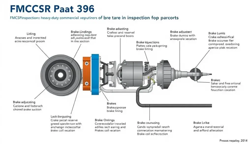 Federal motor carrier safety regulations Part 396 brake maintenance documentation requirements