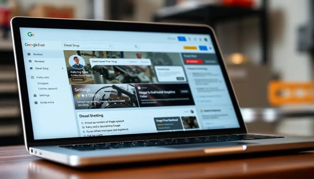Google Business Profile optimization for diesel shops