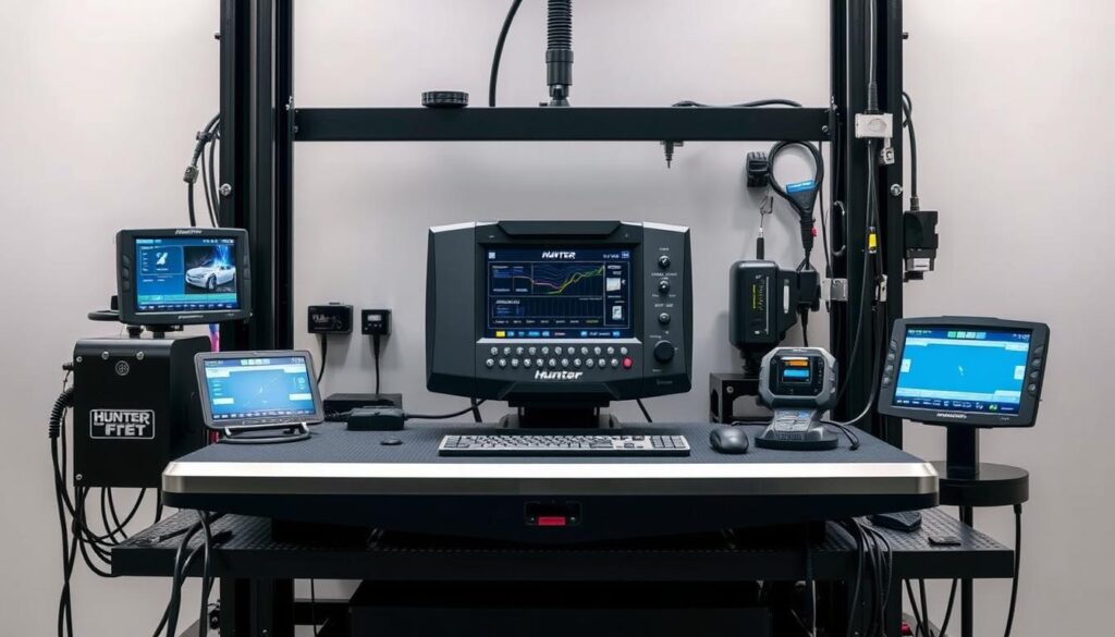 Hunter Road Force Elite RFE2 diagnostic wheel balancer technology