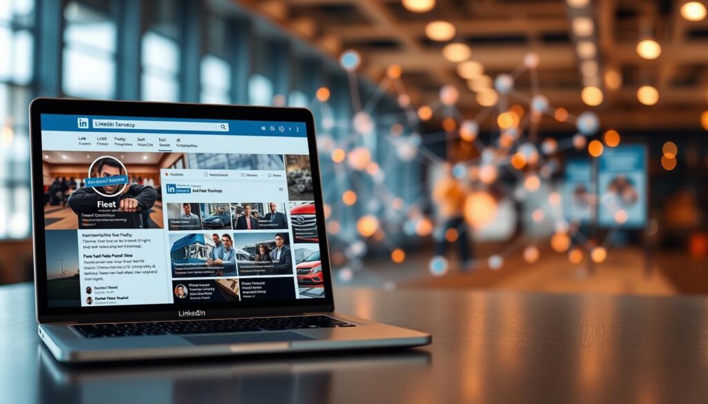 LinkedIn profile optimization for fleet service providers