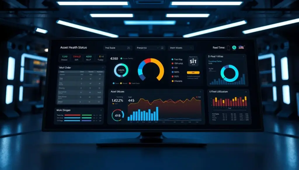ManagerPlus CMMS dashboard showing asset hierarchy and maintenance schedules